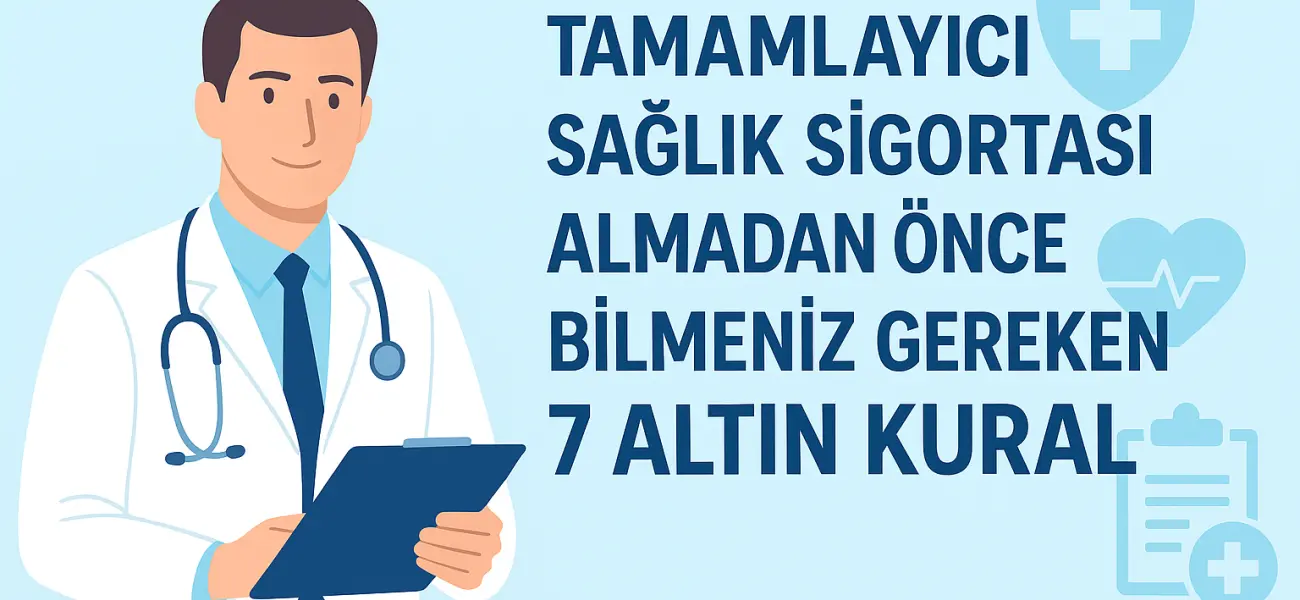 Tamamlayıcı Sağlık Sigortası Almadan Önce Bilmeniz Gereken 7 Altın Kural